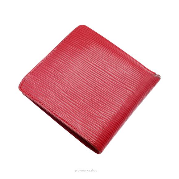 🔴 Louis Vuitton Marco Wallet - Red Epi Leather - Picture 4 of 9